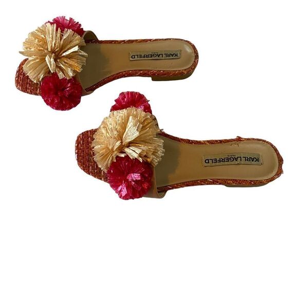 Karl Largerfeld Rainey Sandals Sz 6 - Picture 1 of 6